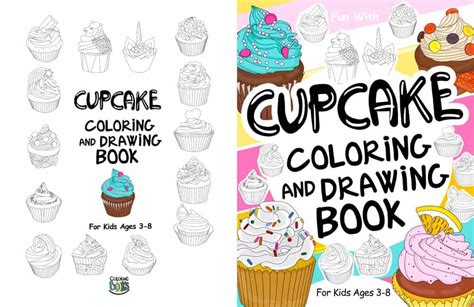 Cupcake Coloring and Drawing Book for Kids #63