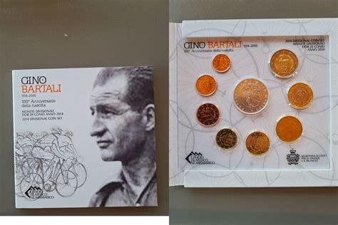 Kms San Marino Gino Bartali Euro Silber Im Blister Bankfrisch