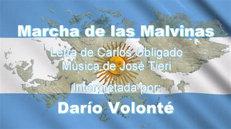 Marcha De Las Malvinas Con Letra Dar O Volont Youtube