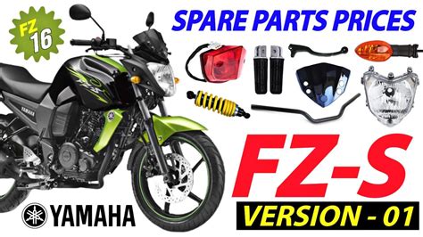 Yamaha FZ S V1 Spare Parts Price List Yamaha FZ Spare Parts Online