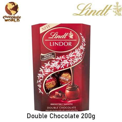 Lindt Lindor Double Chocolate Milk And Dark Chocolate Truffles 200g