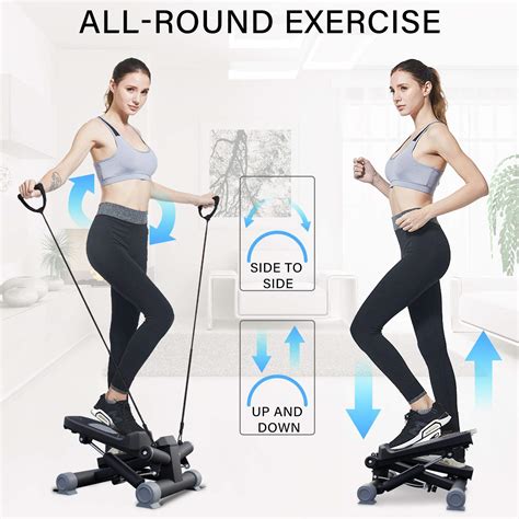 Hapichil Steppers For Exercise Mini Stair Under Desk Bike Pedal