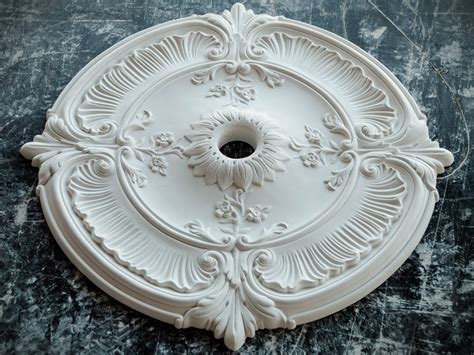 30 Vintage Plaster Ceiling Medallion-rosette: Ideal for Light Fixtures ...