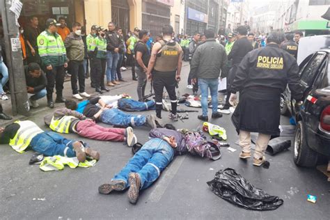 Frustran Asalto A Banco Y Detienen A 5 Delincuentes En El Centro De