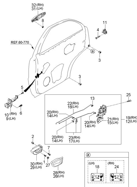 83610 3E011 Handle Assy Rear Door Inside Lh Kia YoshiParts