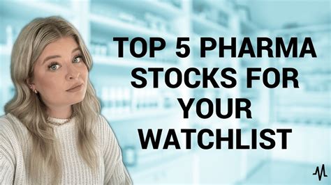 Top 5 Pharmaceutical Stocks For Your Watchlist YouTube