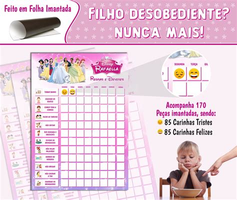 Quadro De Incentivo Princesas Disney No Elo7 Loja Presente Perfeito 9653ba