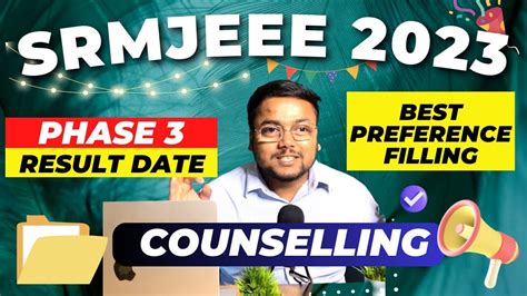 Srmjeee Phase Result Srmjeee Phase Choice Filling