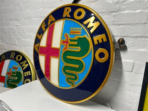 Dt Genuine Illuminated Alfa Romeo Dealership Sign Pcarmarket