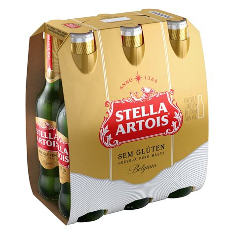 Cerveja Stella Artois Sem Gl Ten Puro Malte Ml Long Neck P O De A Car