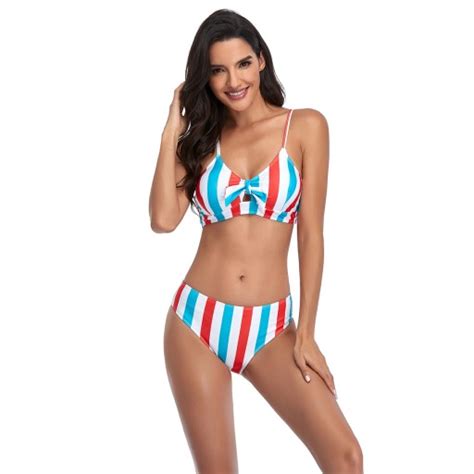 BIKINI STRÓJ KĄPIELOWY PASKI MARYNARSKI M 10677369102 Allegro pl