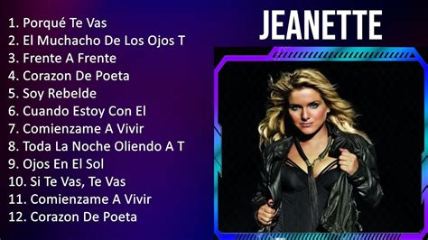 J E A N E T T E 2023 1 HORA Mejores Canciones Mejores Exitos