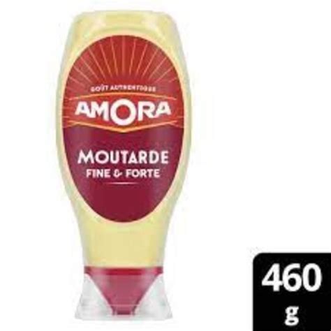 Amora Moutarde Fine Et Forte Le Flacon De G Lot De Cdiscount