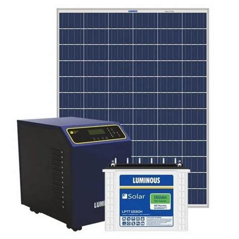 Luminous Solar Off Grid Combo Set At Best Price In Raigad By Om Vidyut