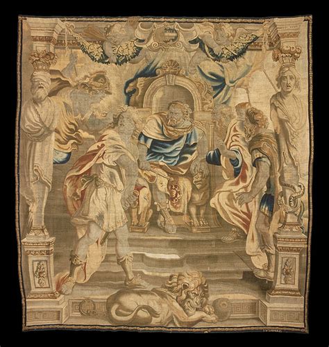 Tapestry: The Anger of Achilles Against Agamemnon (from the series The ...