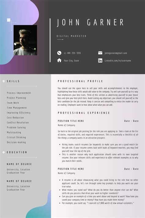 Elevate Your Career With Our Canva Resume Templates Our Canva Resume