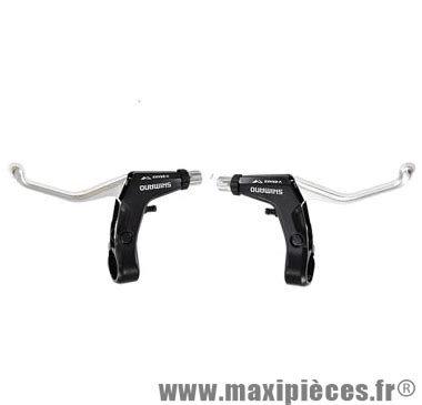 Levier de frein vélo VTT v brake 3 doigts alivio noir paire marque