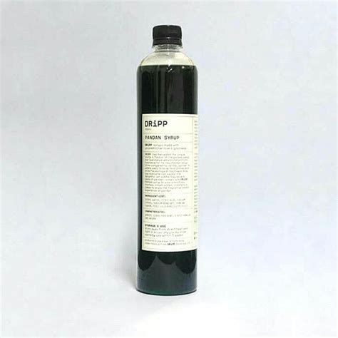 Jual Dripp Syrup Sirup Pandan Ml Original Shopee Indonesia