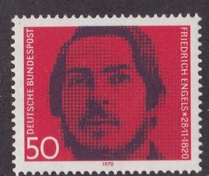 Germany 1051 Friedrich Engels Socialist Mint Never Hinged 1 2