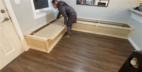 How To Build Banquette Storage Bench