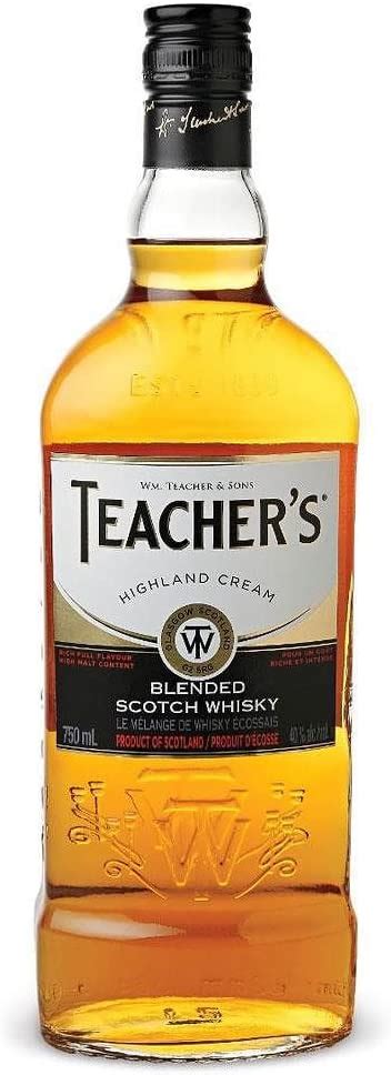 Teachers Highland Cream Blended Scotch Whisky 70cl Bottle