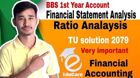 Financial Statement Analysis BBS 1st Year Account YouTube