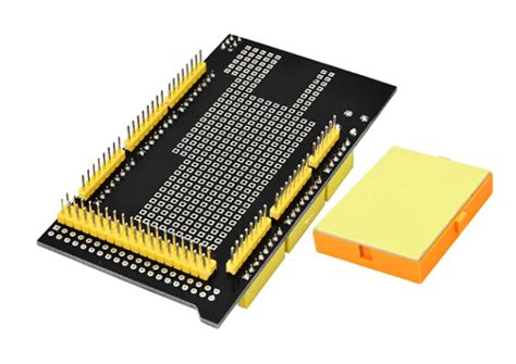 Keyestudio Mega Protoshield V With Tiny Breadboard