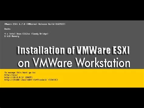 How To Install Vmware Esxi On Vmware Workstation Step By Step Guide