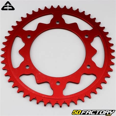 Couronne 49 dents alu 520 Honda CR 250 CRF ACD rouge Pièce moto