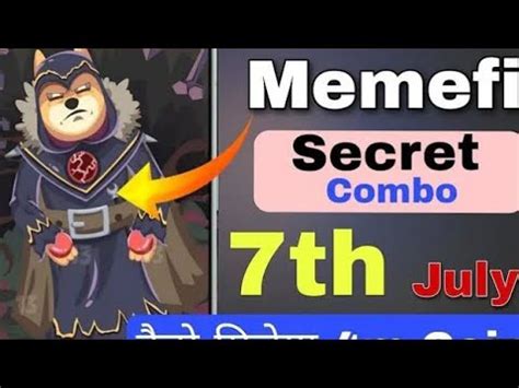 Meme Fi Coin Daily Secret Combo Claim 1 000 000 Million Coins