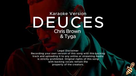 Chris Brown Deuces Karaoke Version Ft Tyga Kevin Mccall Youtube