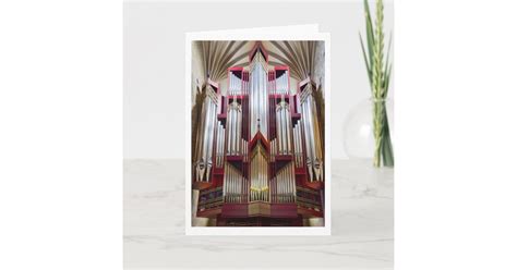 St Giles Cathedral organ card (vertical) | Zazzle