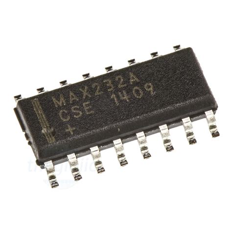 MAX232ACSE Line Transceiver 16 SOIC 2 2 Transceiver Full RS232