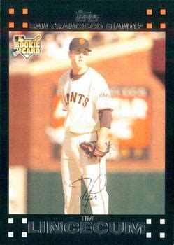 2007 Topps Updates Highlights UH158 Tim Lincecum Trading Card Database