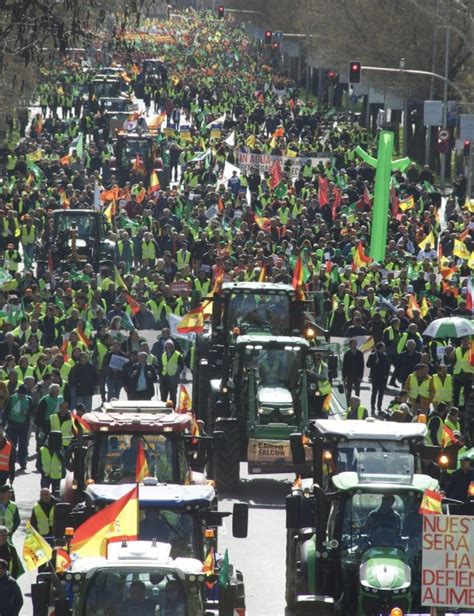 Las OPAs ponen fin a la protesta agrícola de Madrid