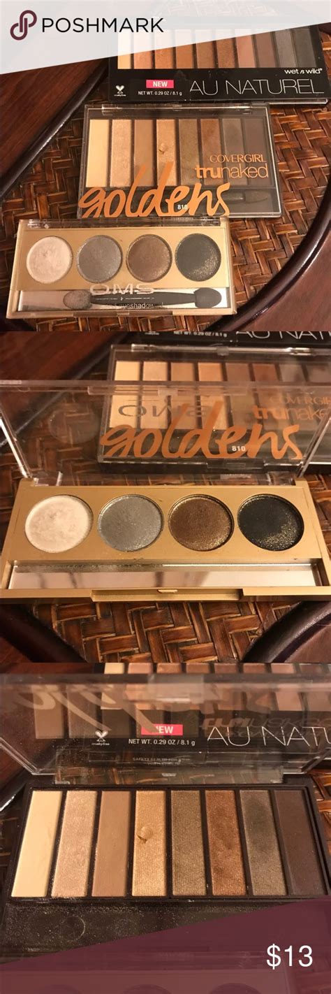 3 EyeShadow Palettes Eyeshadow Eyeshadow Palette Covergirl Trunaked