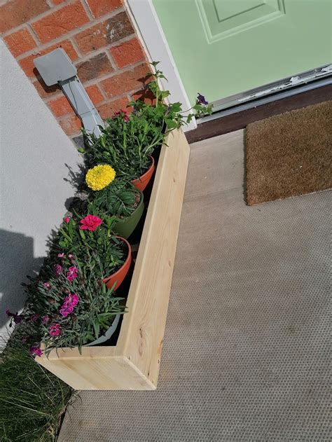 Handmade Wooden Garden Planter Window Box Trough Planter Box Etsy