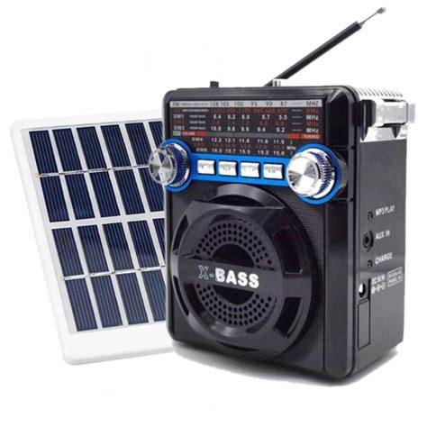 Xbass Am Rechargeable Portable Band Radio With Usb Slot Led