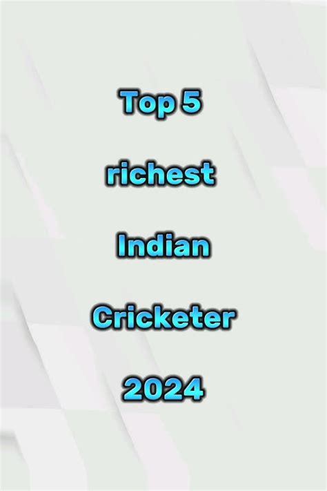 Top 5 Richest Indian Cricketer 😈🥵👑 Cricket Richest Top5 Viral