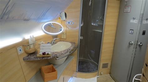 Emirates Airbus A380 First Class Shower