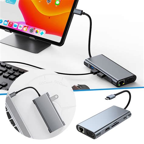 Cheepum J5create Jca366 10 In 1 Type C Docking Station Usb C Hub 2 3