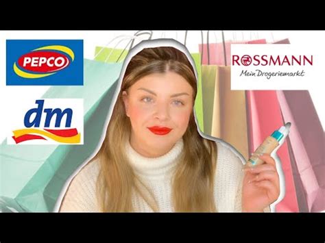 HÉTVÉGI BEVÁSÁRLÓS HAUL dm Rossmann Pepco smink arcápolás dekor