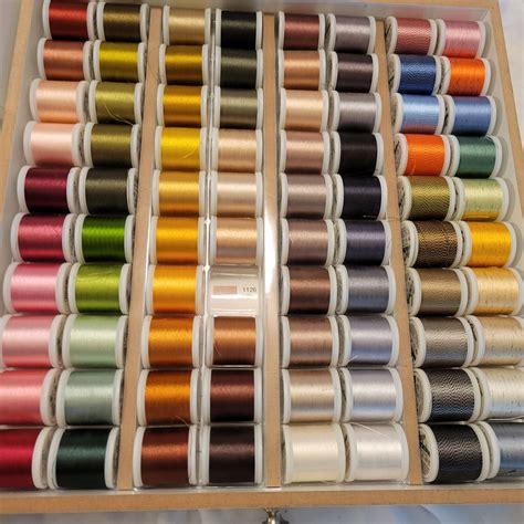 Madeira Thread Treasure Chest Spools Differ Colors Poly Rayon