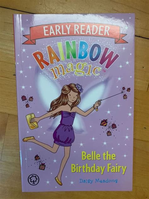 Rainbow magic early reader belle the birthday fairy 興趣及遊戲 書本 文具