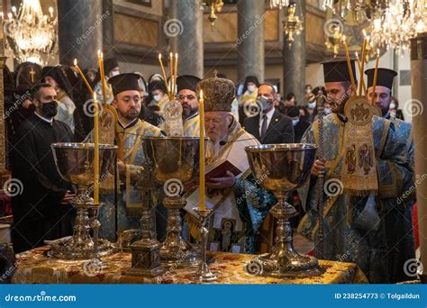 Orthodox Christians Celebrate Epiphany In Istanbul Turkey On January