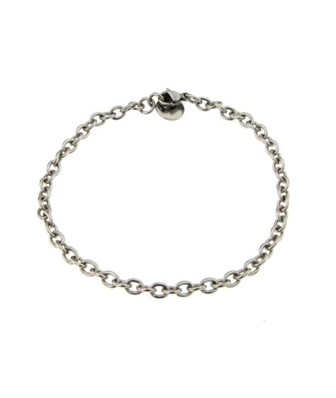 Bracciale Catena Sottile In Acciaio Inox