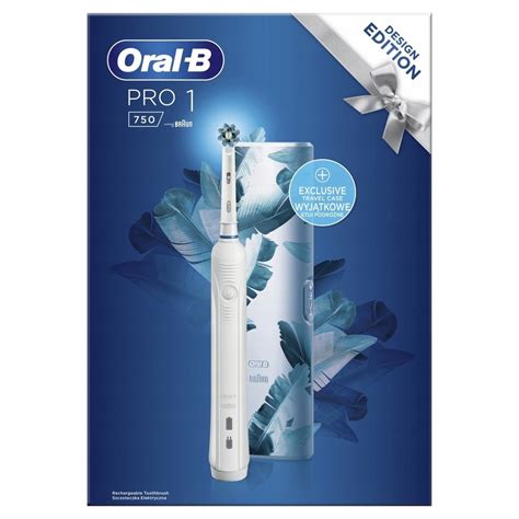 SZCZOTECZKA ORAL B PRO 1 750 BIAŁA ETUI NOWA 12966285128