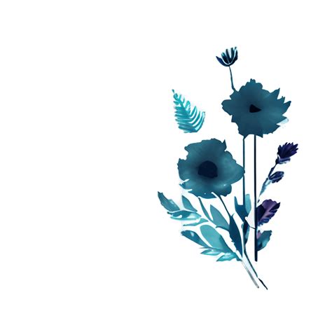 Cyanotype Flowers · Creative Fabrica