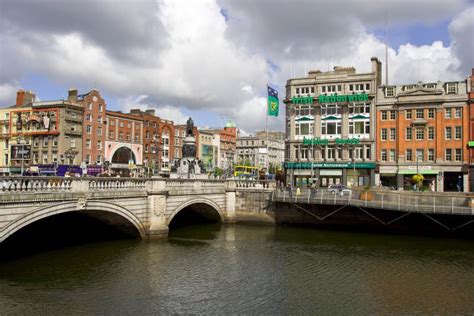 Dublin City Center editorial photo. Image of europe, house - 18622531