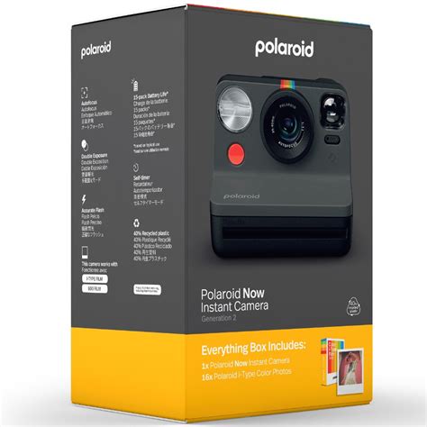 Polaroid Now Everything Box Black Generation 2